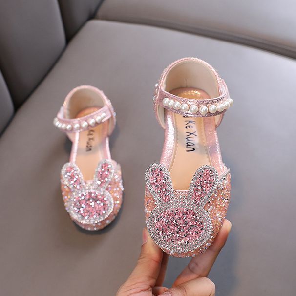 New Girl Princess Cartoon Diamond Small Big Girl Child Single Shoe Dance Performance Shoes Sandals_vogvips.com