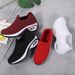 Women's Comfort Platform Loafers - 3cm Air Cushion Rocker Sole (Breathable Sock Design) - Slip-On Casual Shoes For Dance & Daily Wear (Size 35-42)_vogvips.com