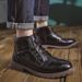 Martin Boots Men's Durable Wind Short Boots Medium Help Retro Men's Leather Boots_vogvips.com
