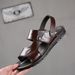 New Arrival Men's Summer Sandals Open-Toe Male Sandaly Outdoor Non-Slip Beach Casual Shoes Fashion Slippers Man Half_vogvips.com