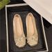 Color Matching Round Head Retro Bow Single Shoes National Style Light Mouth Soft Sole Ballet Shoes Flat Single Shoes Women_vogvips.com