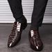 Formal Dress Shoe Black PU Leather Lace Up Point Toe Business Casual Shoes for Men Wedding Party Office_vogvips.com