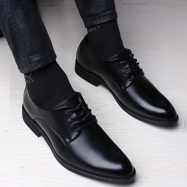 Genuine Leather Cowhide Special Offer Business British Style Lace-up Men's Fashion Versatile Formal Shoes Trendy_vogvips.com