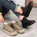 Winter Shoes High-top Warm Snow Cross-border Foreign Trade Cotton Fleece-lined Thickened Slip-on Women's Short Boots_vogvips.com