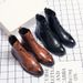European Warm Series 48 Large Size 2021 Autumn Winter New Fashion Martin Trendy Men's Shoes High-top Leather Boots_vogvips.com