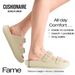 Crestar Sandals For Women And Men Summer Fashion Double Buckle Adjustable Slides Outdoor Soft Pillow Slippers EVA Flat Sandals_vogvips.com