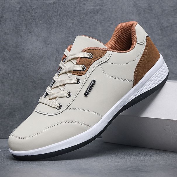 Autumn And Winter Korean Edition Business Leather Sports Casual Board Trendy Youth Fashion Versatile Shoes Men's_vogvips.com