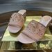In Stock 2025 Summer New Butterfly Flower Rhinestone Satin Chunky Heel Original Shiny SiL Ver Genuine Leather Sole_vogvips.com