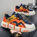 Jieming Cross Border Large Size Popular Frame Casual Men's Shoes 61853 Green Rice Orange_vogvips.com