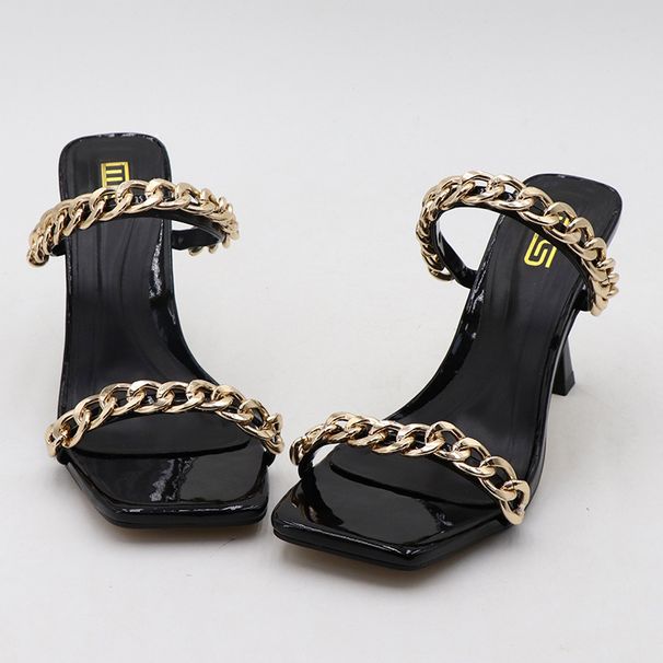 Heel Sandals New Style Thin With Straps Outdoor Sandals Simple Sexy Versatile Street Large Size High Heels For Women Women Sandals_vogvips.com
