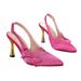 Pointed Toe Bowknot High Heels For Women 2026 New Style Satin Stiletto Summer Women's Shoes To Pair With Dresses And_vogvips.com
