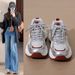 Ultra-light Dad For Women, Spring And Autumn 2025 New Ins Style Versatile White Shoes, Thick Sole, Height Increasing,_vogvips.com