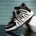 Men's American Street Letter Niche Loafers Skateboard Thick Sole High Top Casual German Training Shoes_vogvips.com