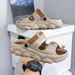 Men's Summer New Sports Slippers For Both Driving Outdoor Wear, With A Sense Of Stepping On Feces, Anti Slip And_vogvips.com