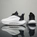 Men's Fashion Sneakers With Cushioned Insoles - Breathable Casual Shoes For Daily Wear & Light Sports (White/Black-Orange/Black-White)_vogvips.com