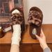 2025 New Furry With Fleece Lining, Warm Autumn And Winter, Home Flat Non-Slip Korean Style Leopard Print Plush Cotton_vogvips.com