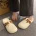 Bebealy Classic Women Clogs Slippers Women Garden Shoes EVA Light Beach Sandals With Double Buckle Pool Slippers Shower Shoes_vogvips.com