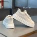 Men's Spring Breathable 2025 New Casual White Trendy Versatile Korean Version Thick Soled Men's Sports Board Shoes_vogvips.com