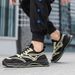 Men’s Lightweight Breathable Mesh Loafers With Color-blocked Design Flat Sole Non-slip PVC Outsole For Spring Summer Autumn Casual Wear_vogvips.com