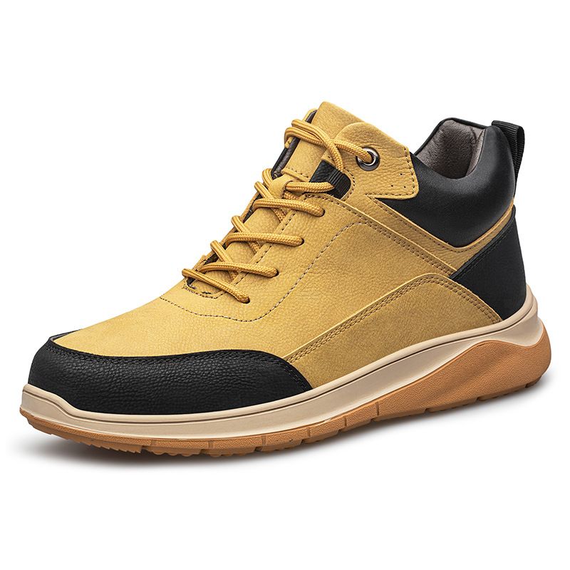 Men's Height Increase Casual Shoes Soft Sole Wear-resistant Sports Shoes Men's Shoes Height Increase_vogvips.com
