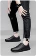 Height-increasing Men's Shoes Sports Comfort First-layer Cowhide Wear-resistant Low-top Casual Board Shoes_vogvips.com
