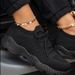 Women's U Shaped Platform Lace Up Sneakers Summer Flyknit Plus Size Solid Color White Dad Shoes_vogvips.com