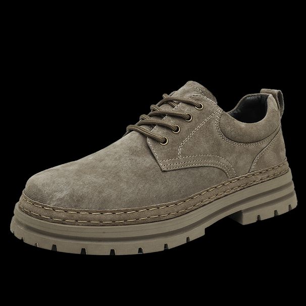 New Leather Spring Men's Shoes High-top Men's Heightening Tooling Martin Boots_vogvips.com