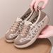Leopard Print German Training Spring Summer New Meh Single Soft Sole Breathable Caual Women' Slip-On Mom_vogvips.com