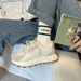 Spring/Summer Mesh Forrest Gump Shoes For Women's Sports And Leisure Instagram Korean Version Versatile Thick Sole_vogvips.com