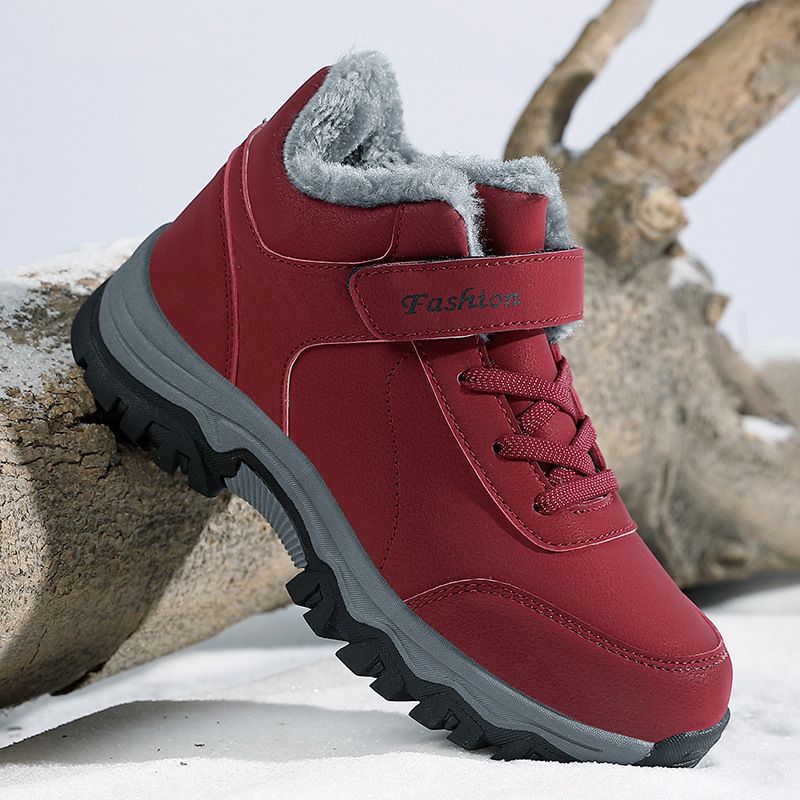 Men's And Women's Winter Snow Boots Waterproof Slip-Resistant Comfortable Insulated Hiking Shoes For Outdoor Walking Casual Wear_vogvips.com