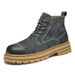 Men's Outdoor Martin Boots High-top Non-slip Thick-soled Tooling Boots Retro Large-size Boots Men's Shoes_vogvips.com