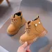 Kids PU Leather Fashion Winter Children's Boys Girls Anti Slip Toddler Short Snow Boots Littlesprouts Sizes 21 - 30_vogvips.com