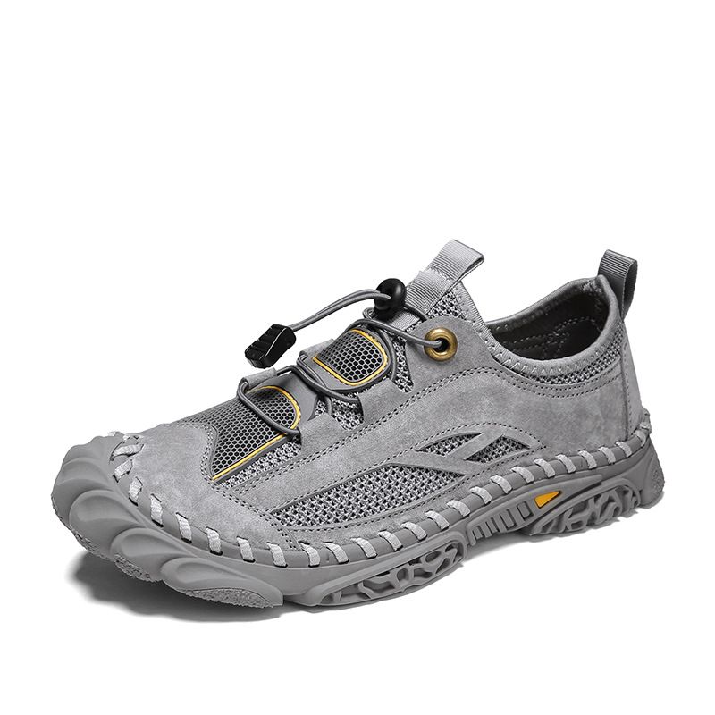 Men's Breathable And Odor Proof Sports Sandals, Summer Trendy Shoes, Men's Mesh Fabric Sewn Shoes_vogvips.com