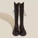 Long Women's Over-the-Knee Student Riding High Thick Legs 2025 New Martin Boots Autumn Winter_vogvips.com
