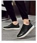 Board Shoes Inner Height Increase Cowhide Breathable Leather Sot Sole One Pedal Casual Shoes_vogvips.com