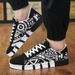 Summer Trendy Men's New Board Shoes Outdoor Non Slip Walking Men Sporty Shoe Canvas Pattern Casual Sneakers Male Zapatos_vogvips.com