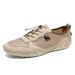 Men's Casual Sneakers Large Size Sewn Leather Mesh Shoes Octopus Men's Shoes_vogvips.com