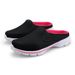 New Oversized Casual Shoes, Half Supported Single Shoes For Women's Flat Bottoms, One Foot Mesh Breathable Sandals, No Bae_vogvips.com
