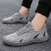 Men's Summer Breathable Casual Sports Mesh Shoes, Versatile Running Soft-Soled Knitted Mesh Men's Trendy Shoes_vogvips.com