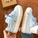 Sneakers 2026 New Fashion Niche Design Patchwork Cat Retro Versatile White Thick Sole Non-Slip Women's Shoes_vogvips.com
