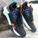 Men's Flyknit Breathable Mesh Upper Sports Shoes High Top Basketball Trendy Export Student Footwear_vogvips.com