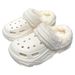 Plush Slippers 2025 New Winter Men's And Women's Thick High Heels Soft-soled Beach Garden Shoes Home Plush Ripped Slippers_vogvips.com