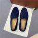 () LP Genuine Lazy One Foot Loafers 2025 New Casual Low Heel Deep Leather Shoes_vogvips.com