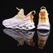 Cross-border Plus-size Men's Light Luxury Trendy Lightweight Breathable Fly-knit Running Shoes, New Mesh Casual Sports_vogvips.com