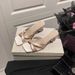 French Chic Open-toe Square Heel Sandals - Women's Satin Stiletto Thong Sandals_vogvips.com