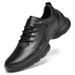 Men's Summer Breathable Casual Top Layer Cowhide Sneakers Fashion Single Large Size Lace-Up Sports Shoes_vogvips.com