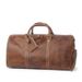 Crazy Horse Travel First Layer Cowhide Handheld Gym Duffel Genuine Leather Shoe Slot Single Shoulder Crossbody Bag_vogvips.com