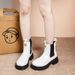 Hot Selling British Style Martin Boots 2024 AutumnNew Collection Mid Tube Thick Sole With Increased Height Inside Women's Fashionable Short Boots
_vogvips.com