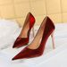 Luxury Satin Pointed-Toe Stiletto Heels - Elegant High Heel Pumps For Women (Sizes 34-43) Pointed Toe High Heeled Shoes For Women_vogvips.com
