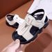 Genuine Leather Boys Korean Style Non Slip Soft Sole 1-6 Years Old Sandals_vogvips.com